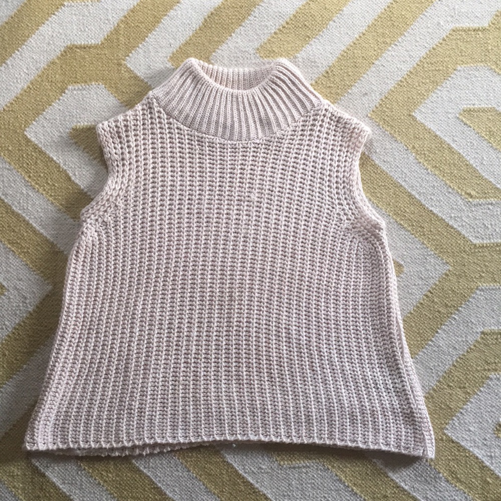 UO thick knit sleeveless turtleneck